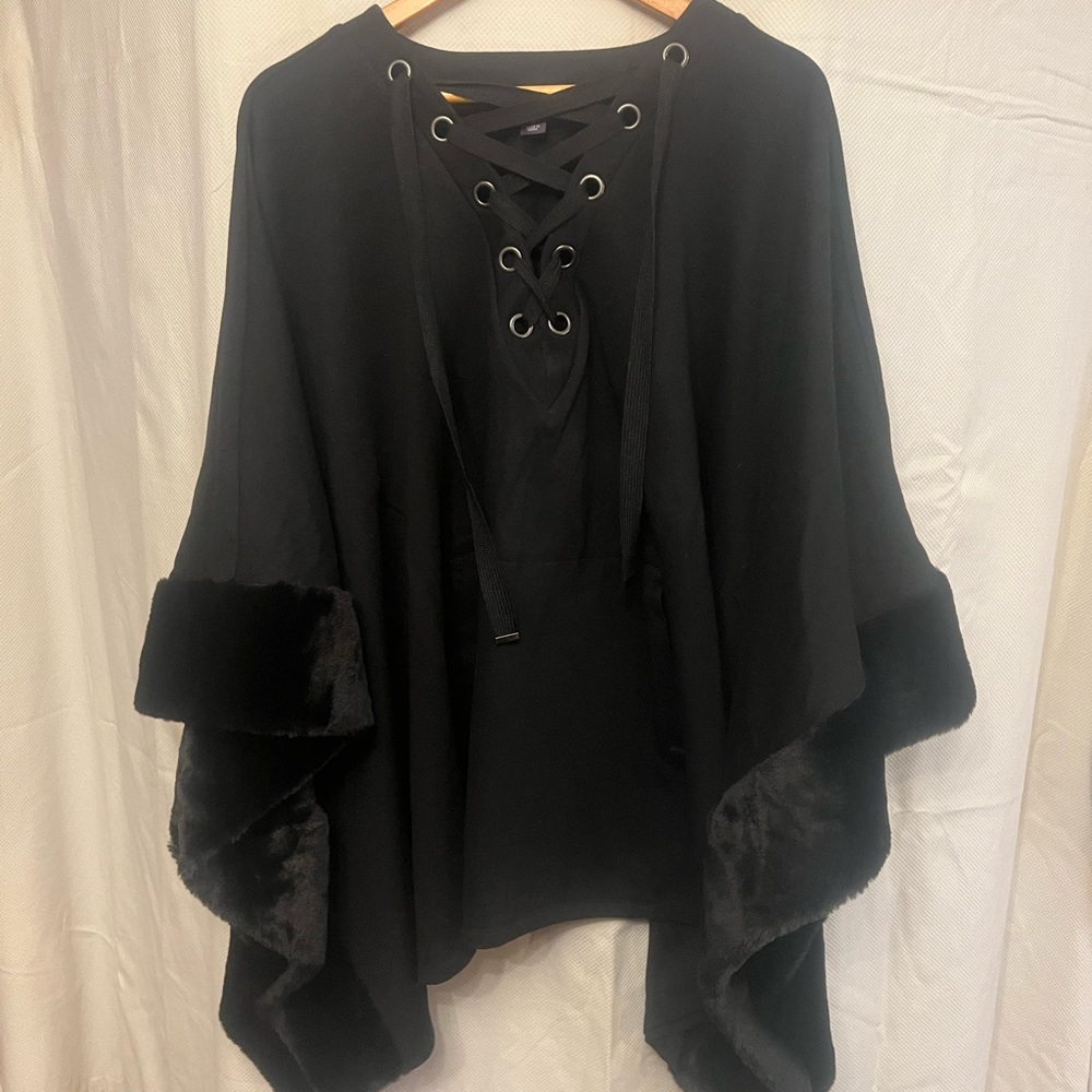 Plus size Roamans cape jacket 2x